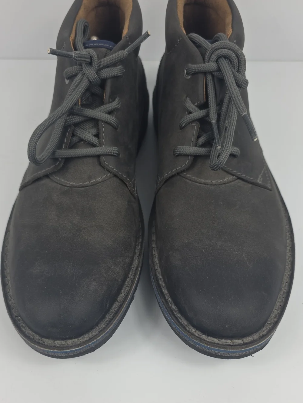 Clarks Edgewick Gray Suede Men's Casual Boots Size 9.5